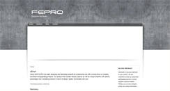 Desktop Screenshot of fepro.net